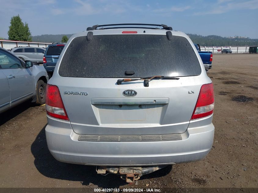 2006 Kia Sorento Ex/Lx VIN: KNDJD733365581142 Lot: 40297183