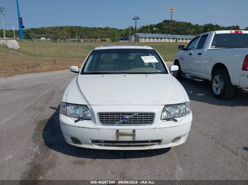 2006 Volvo S80 2.5T VIN: YV1TS592X61443763 Lot: 40297240