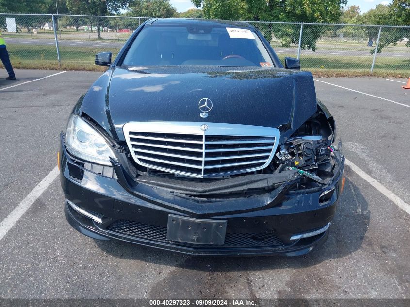 2013 Mercedes-Benz S 550 4Matic VIN: WDDNG9EBXDA504822 Lot: 40297323