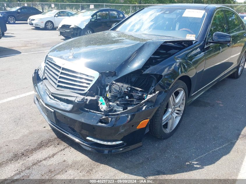 2013 Mercedes-Benz S 550 4Matic VIN: WDDNG9EBXDA504822 Lot: 40297323