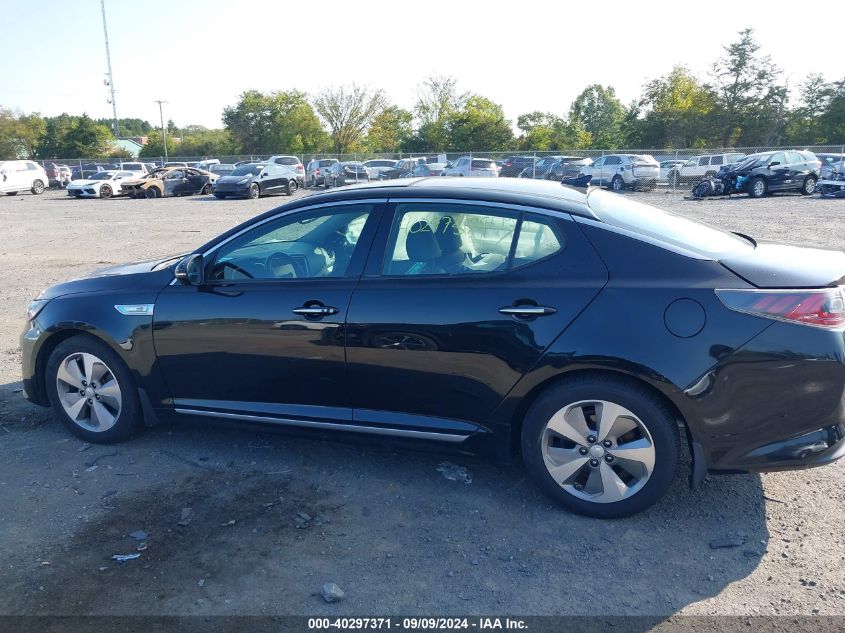 2014 Kia Optima Hybrid Ex VIN: KNAGN4AD3E5076182 Lot: 40297371