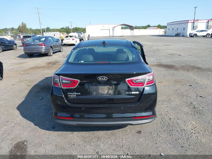 2014 Kia Optima Hybrid Ex VIN: KNAGN4AD3E5076182 Lot: 40297371