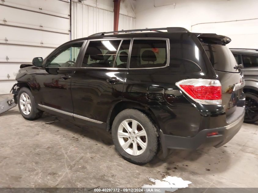 2013 Toyota Highlander Se V6 VIN: 5TDBK3EH0DS194101 Lot: 40297372