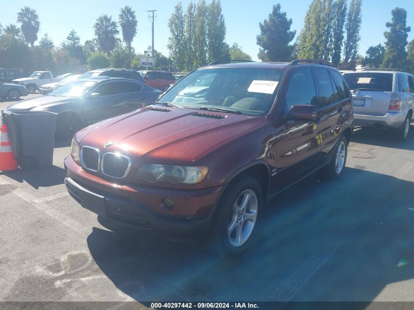 2001 BMW X5 3.0 VIN: WBAFA53541LM87700 Lot: 40297442