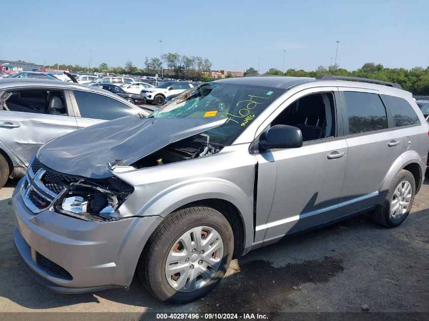 2019 Dodge Journey Se VIN: 3C4PDCAB0KT797621 Lot: 40297496