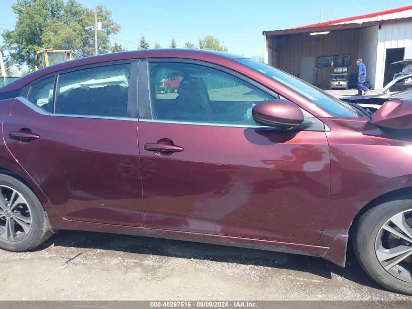 2020 Nissan Sentra Sv Xtronic Cvt VIN: 3N1AB8CV9LY215636 Lot: 40297516