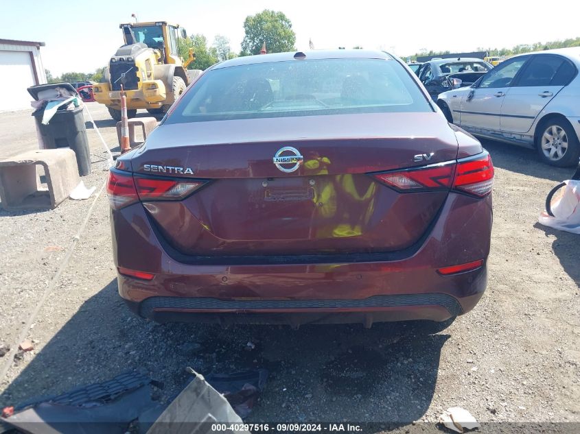 2020 Nissan Sentra Sv Xtronic Cvt VIN: 3N1AB8CV9LY215636 Lot: 40297516