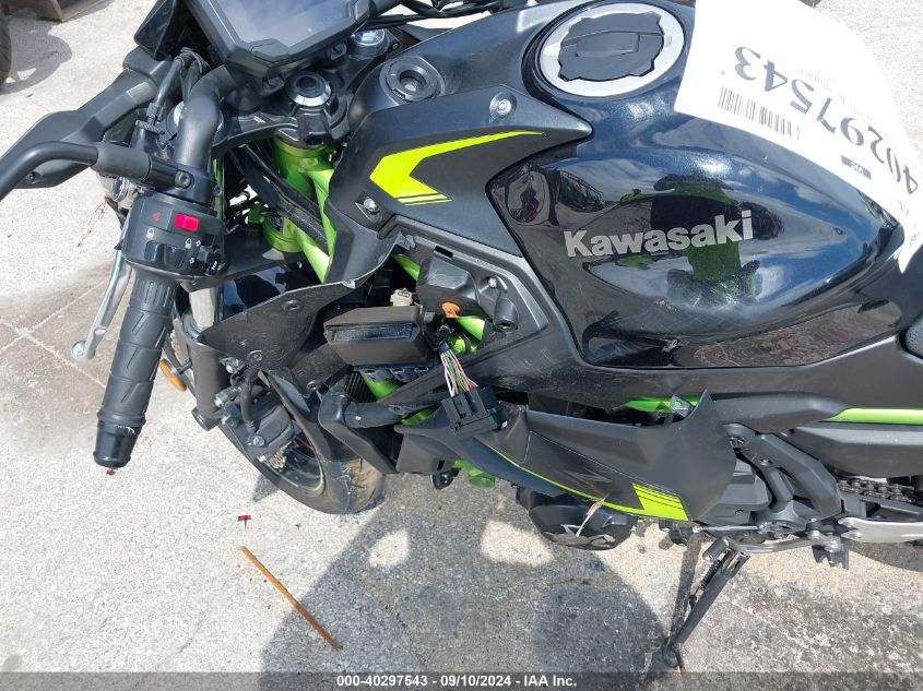 2022 Kawasaki Er650 L VIN: ML5EREL18NDA73790 Lot: 40297543