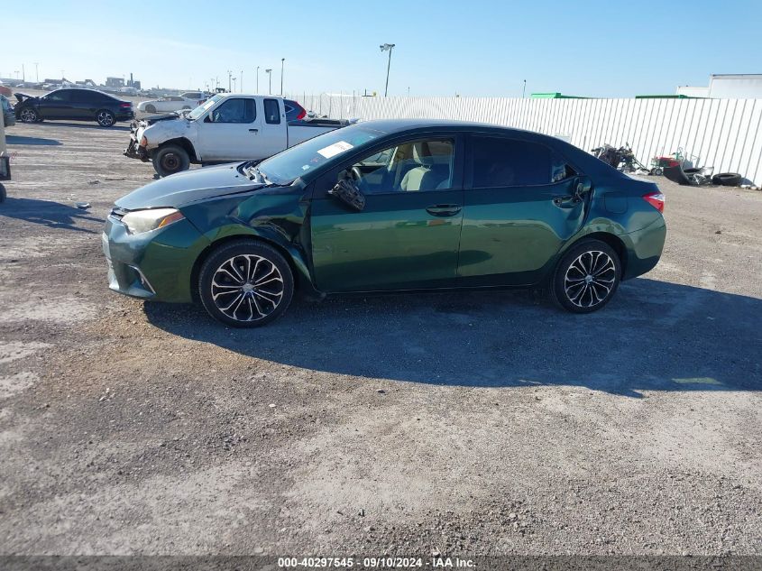 2014 Toyota Corolla Le VIN: 5YFBURHE0EP035099 Lot: 40297545