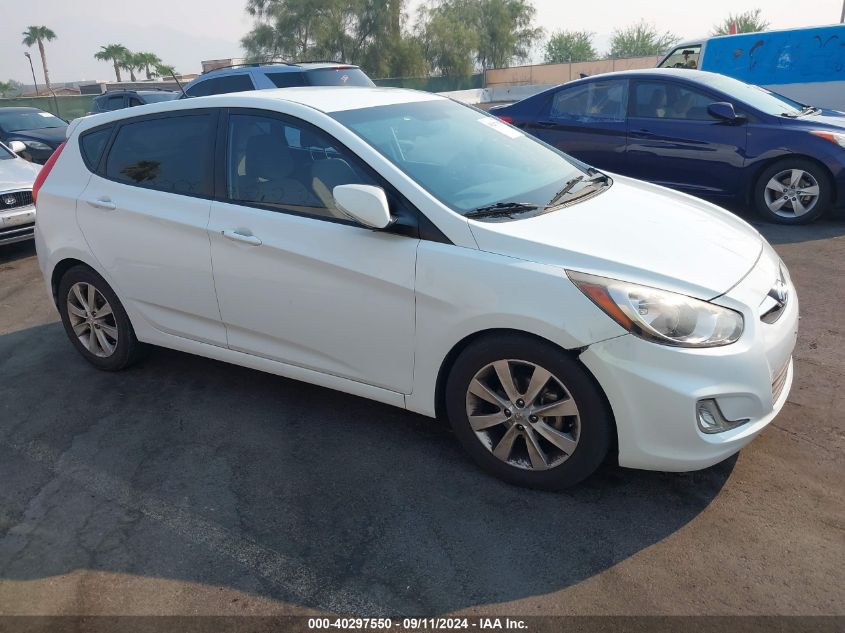 2013 Hyundai Accent Se VIN: KMHCU5AE9DU065318 Lot: 40297550