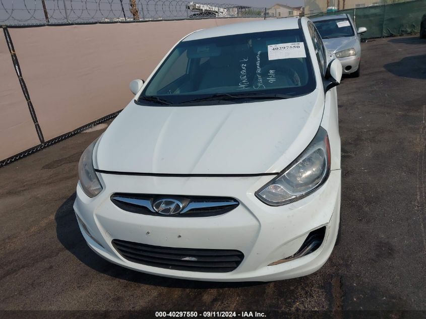 2013 Hyundai Accent Se VIN: KMHCU5AE9DU065318 Lot: 40297550