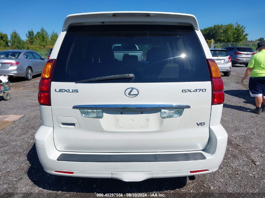 2006 Lexus Gx 470 470 VIN: JTJBT20X260109333 Lot: 40297556