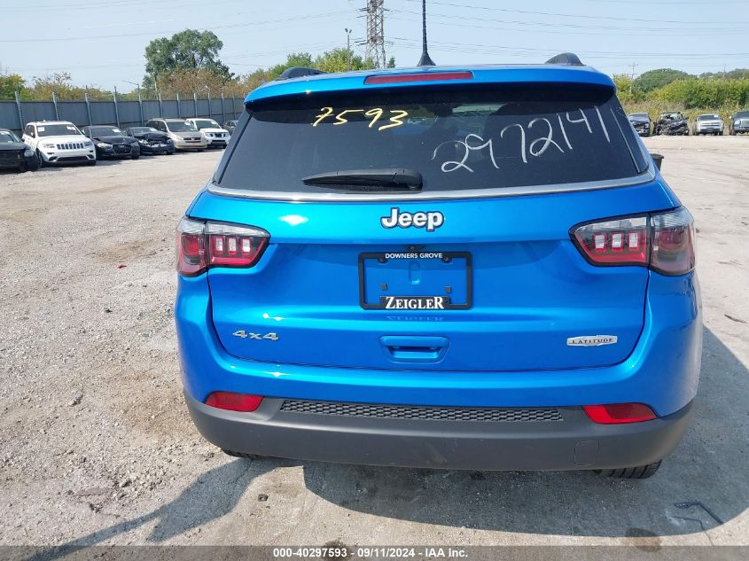 2022 Jeep Compass Latitude VIN: 3C4NJDBB9NT208591 Lot: 40297593