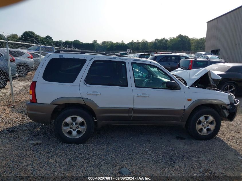 4F2YU09192KM38168 2002 Mazda Tribute Es V6/Lx V6