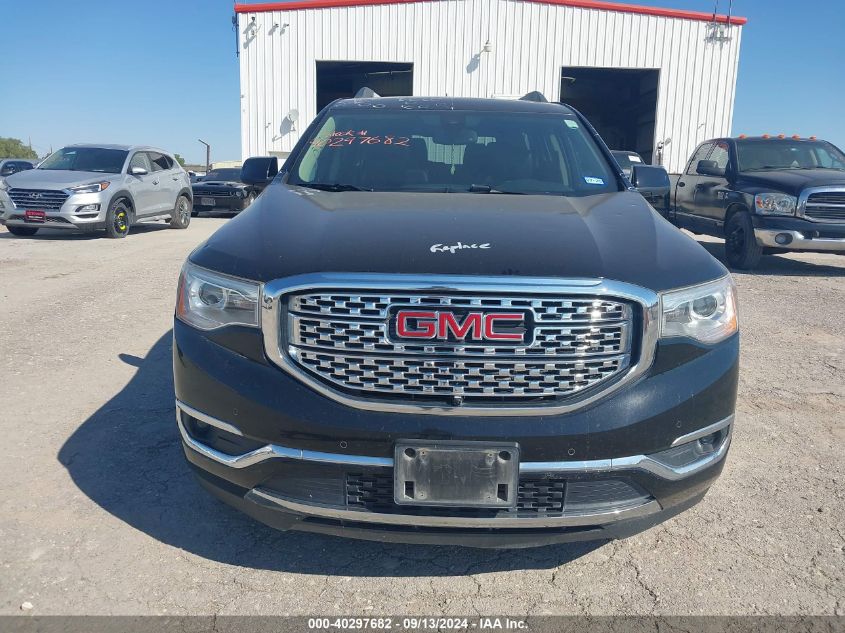 1GKKNXLSXJZ164180 2018 GMC Acadia Denali