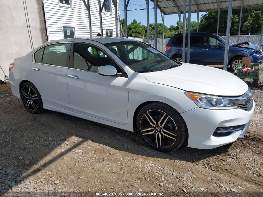 1HGCR2F11HA027889 2017 Honda Accord Sport Se