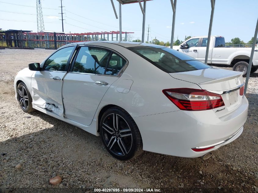 1HGCR2F11HA027889 2017 Honda Accord Sport Se