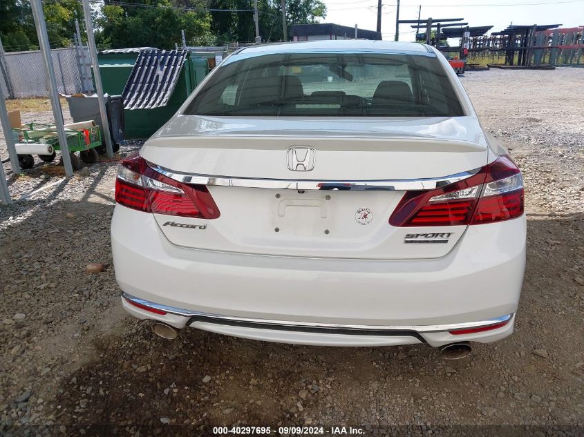 1HGCR2F11HA027889 2017 Honda Accord Sport Se