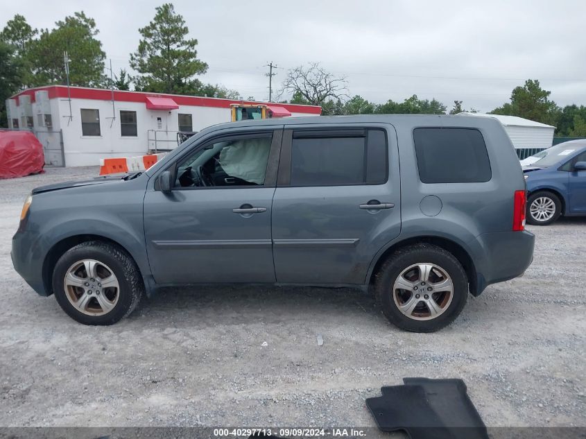 2013 Honda Pilot Ex-L VIN: 5FNYF3H52DB017358 Lot: 40297713