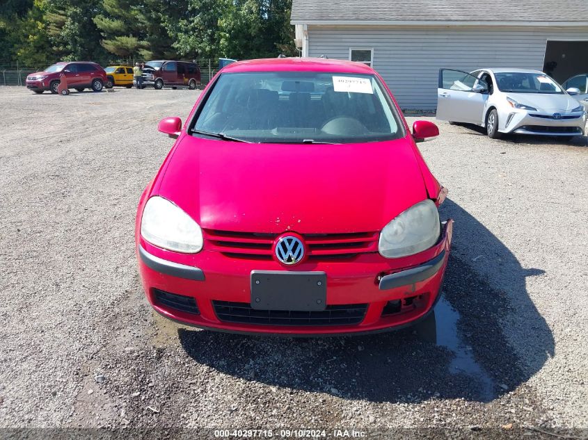 2007 Volkswagen Rabbit 2-Door VIN: WVWBR71K77W190054 Lot: 40297715