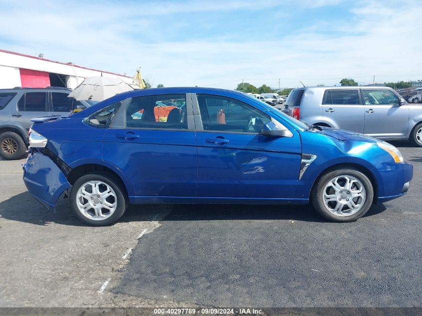 2008 Ford Focus Se/Ses VIN: 1FAHP35N88W201163 Lot: 40297789