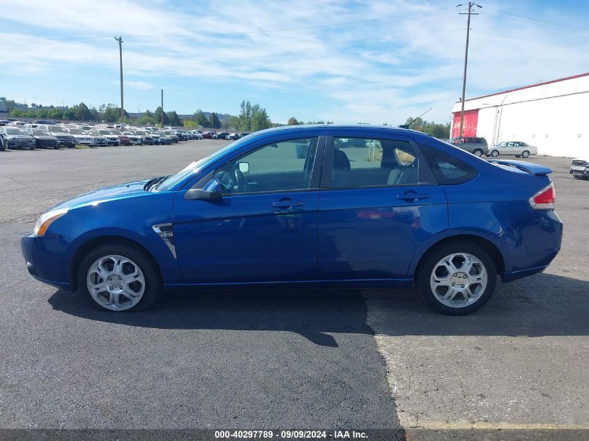 2008 Ford Focus Se/Ses VIN: 1FAHP35N88W201163 Lot: 40297789