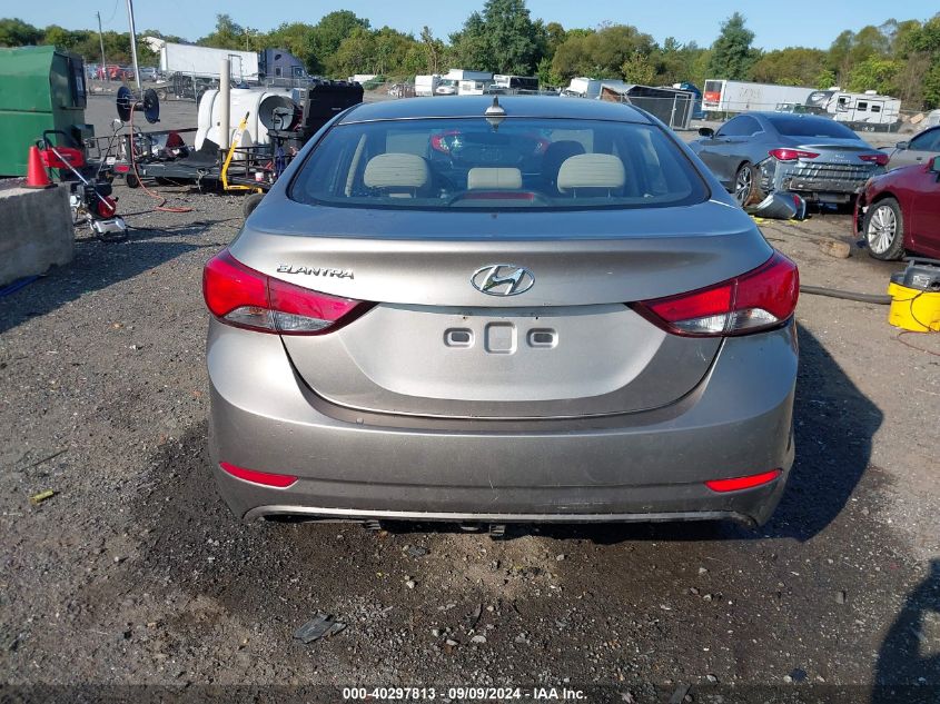 2016 Hyundai Elantra Se VIN: 5NPDH4AE1GH745431 Lot: 40297813