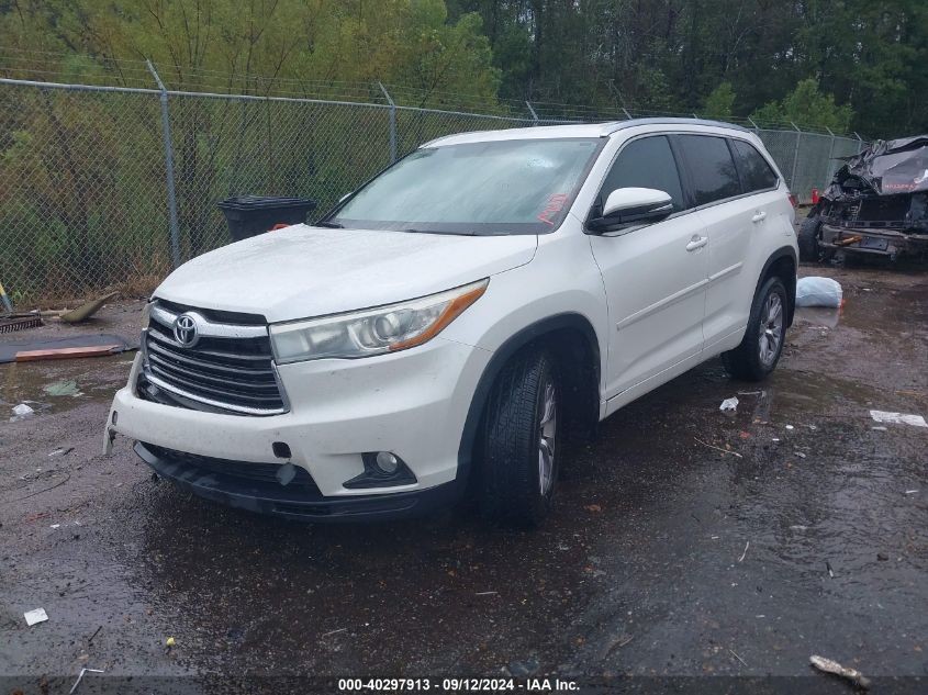 5TDKKRFH8FS051420 2015 TOYOTA HIGHLANDER - Image 2