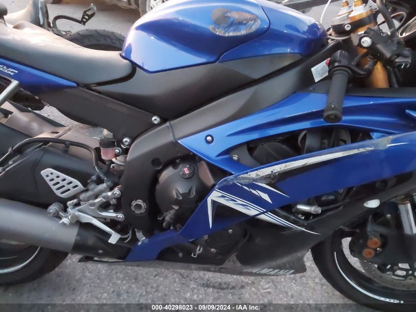 2009 Yamaha Yzfr6 VIN: JYARJ16E79A015675 Lot: 40298023