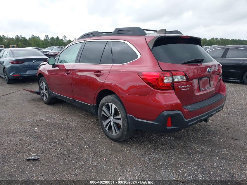 2018 Subaru Outback 2.5I Limited VIN: 4S4BSAKC7J3288238 Lot: 40298031