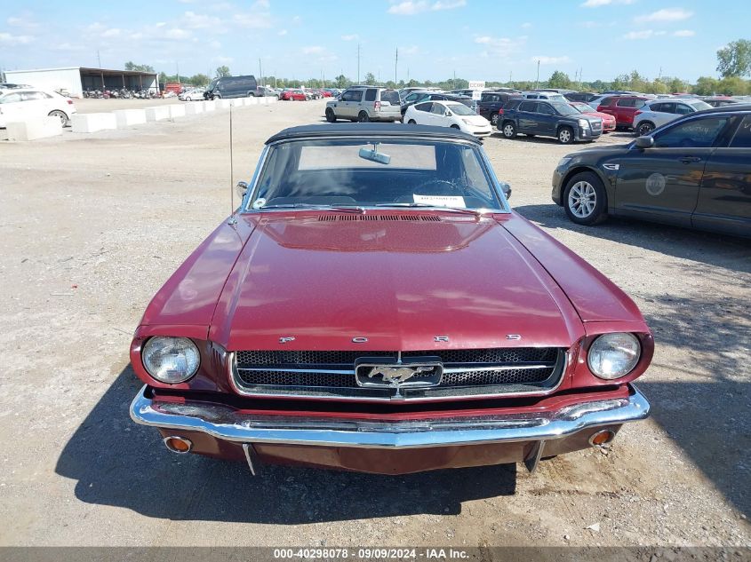 1965 Ford Mustang VIN: 0000005F08D184696 Lot: 40298078