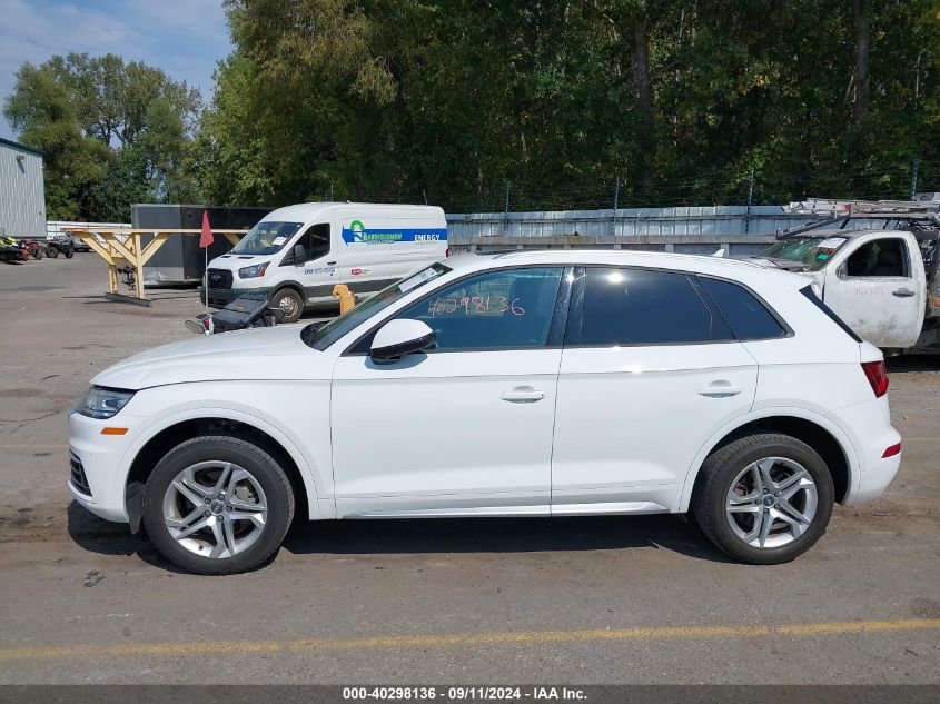 2018 Audi Q5 2.0T Premium/2.0T Tech Premium VIN: WA1ANAFY6J2122872 Lot: 40298136