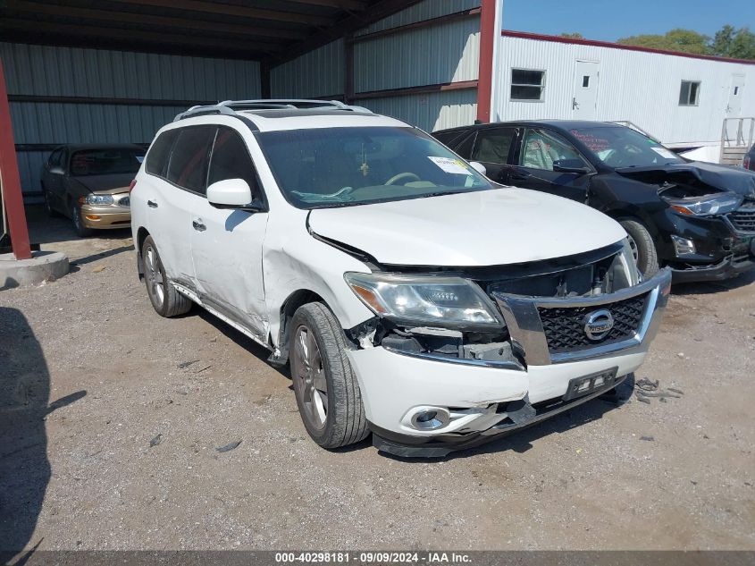 2013 Nissan Pathfinder Platinum VIN: 5N1AR2MM1DC672250 Lot: 40298181