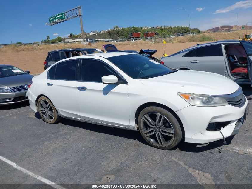 1HGCR2F67GA156147 2016 Honda Accord Sport