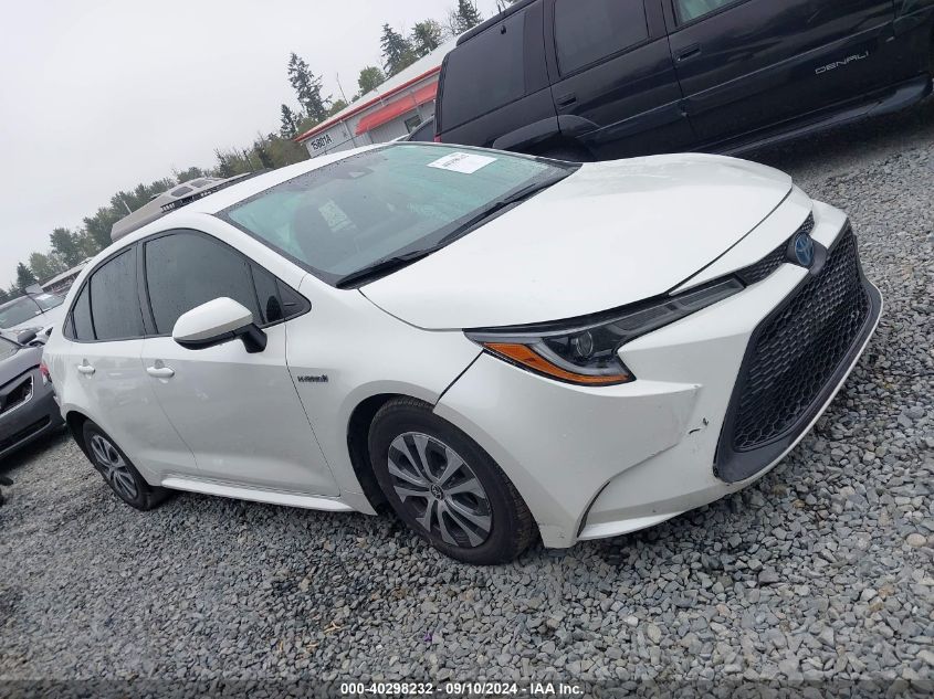 2021 Toyota Corolla Hybrid Le VIN: JTDEAMDE2MJ033727 Lot: 40298232