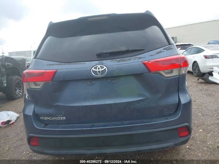 2019 Toyota Highlander Le VIN: 5TDZARFH2KS052266 Lot: 40298272