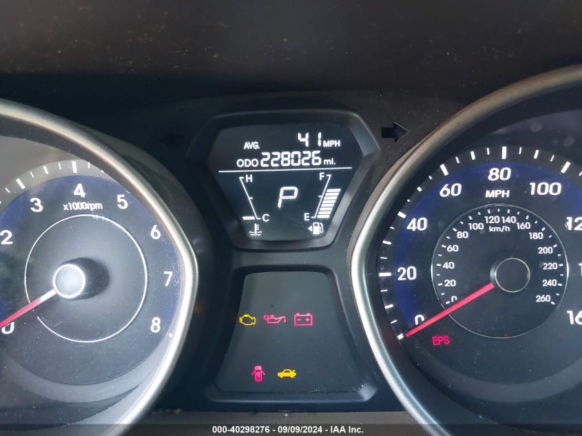 5NPDH4AE7DH345675 2013 Hyundai Elantra Gls