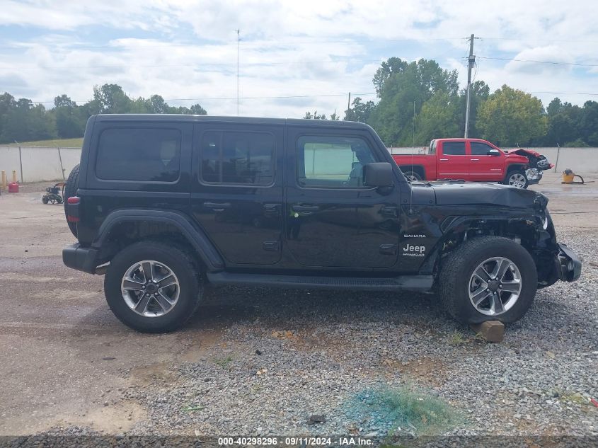 2022 Jeep Wrangler Unlimited Sahara 4X4 VIN: 1C4HJXEG4NW116157 Lot: 40298296