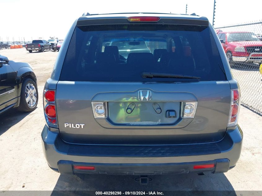 2008 Honda Pilot Exl VIN: 5FNYF28778B022542 Lot: 40298298