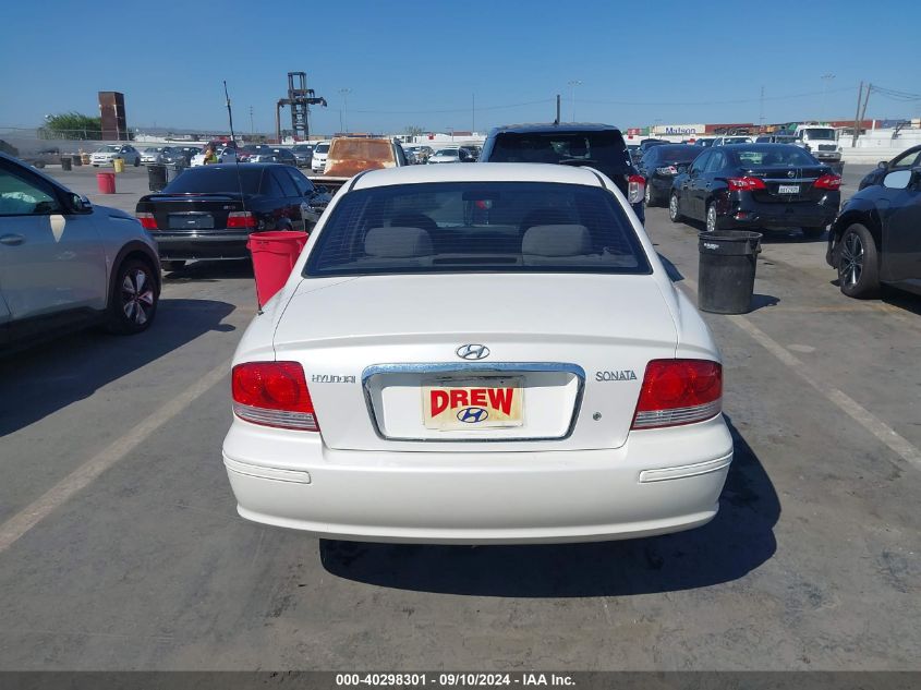 2002 Hyundai Sonata Gl VIN: KMHWF25S32A600731 Lot: 40298301