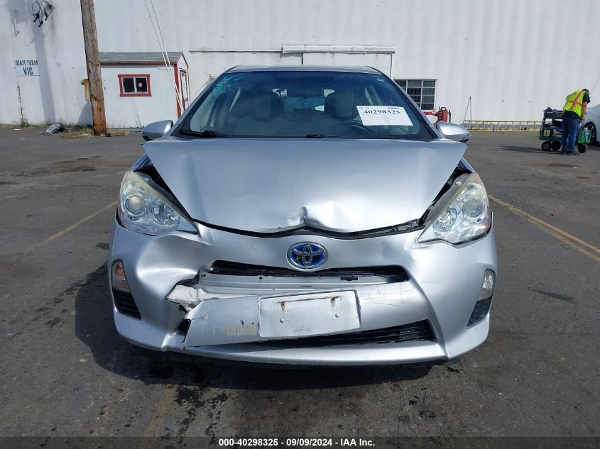 2014 Toyota Prius C Four/One/Three/Two VIN: JTDKDTB30E1062666 Lot: 40298325