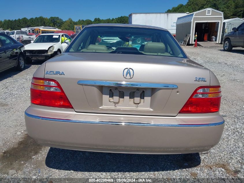 JH4KA9651YC001390 2000 Acura Rl 3.5