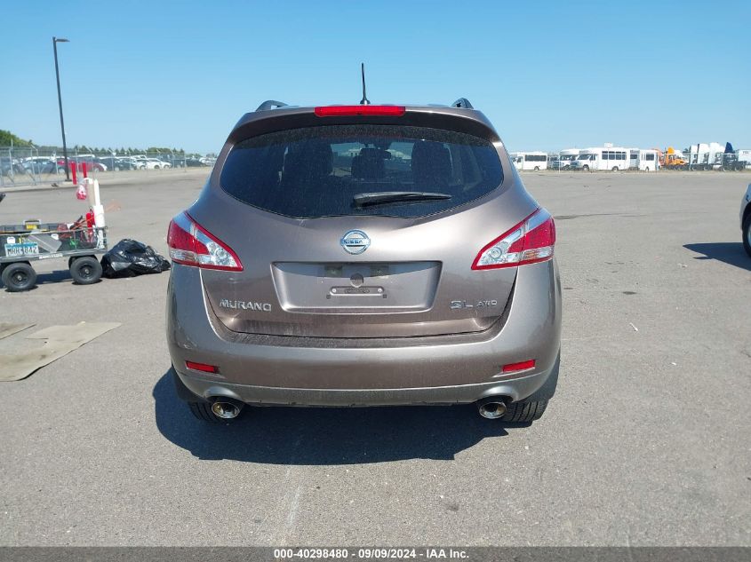 2014 Nissan Murano Sl VIN: JN8AZ1MW8EW512287 Lot: 40298480