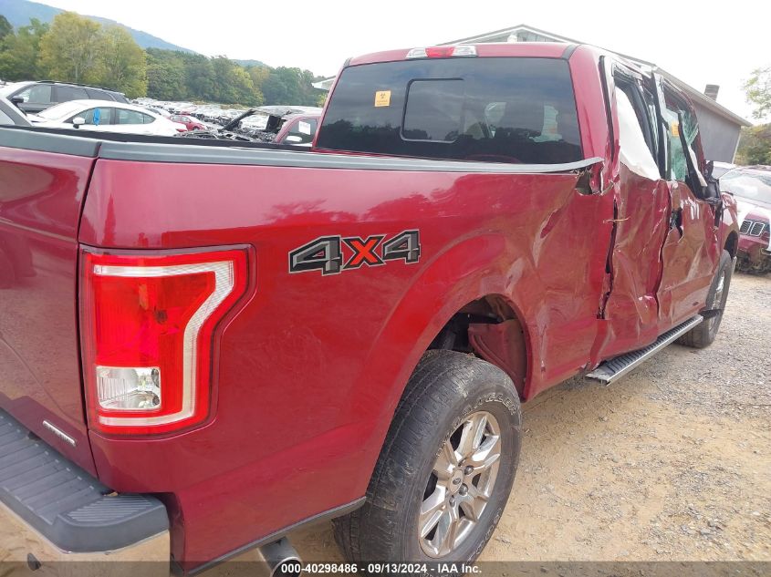 2016 Ford F-150 Xlt VIN: 1FTFX1EF7GFC28755 Lot: 40298486