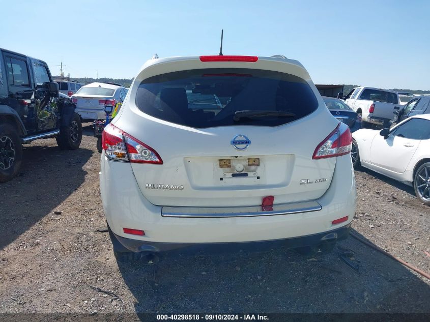 JN8AZ1MWXDW312364 2013 Nissan Murano Sl