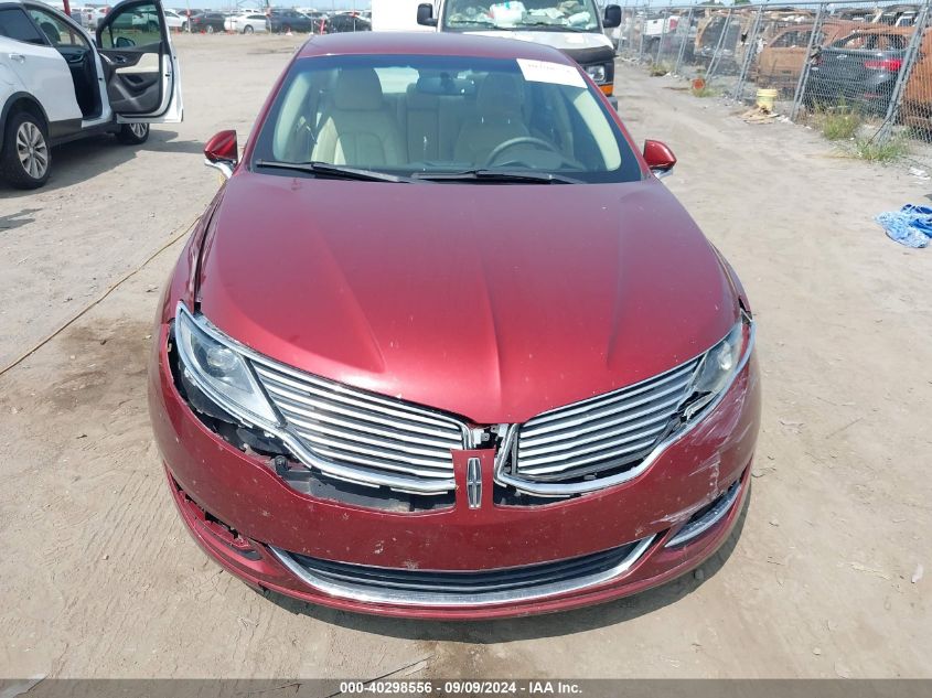 2014 Lincoln Mkz Hybrid VIN: 3LN6L2LU1ER815970 Lot: 40298556