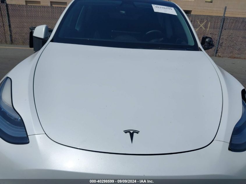 2021 Tesla Model Y Long Range Dual Motor All-Wheel Drive VIN: 5YJYGDEE6MF160773 Lot: 40298599