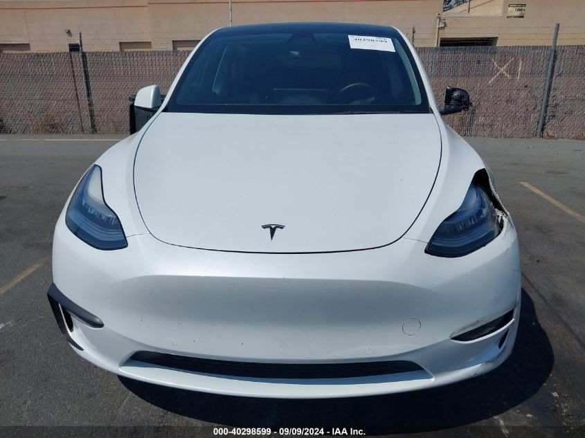 2021 Tesla Model Y Long Range Dual Motor All-Wheel Drive VIN: 5YJYGDEE6MF160773 Lot: 40298599