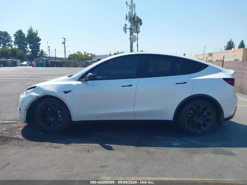 2021 Tesla Model Y Long Range Dual Motor All-Wheel Drive VIN: 5YJYGDEE6MF160773 Lot: 40298599