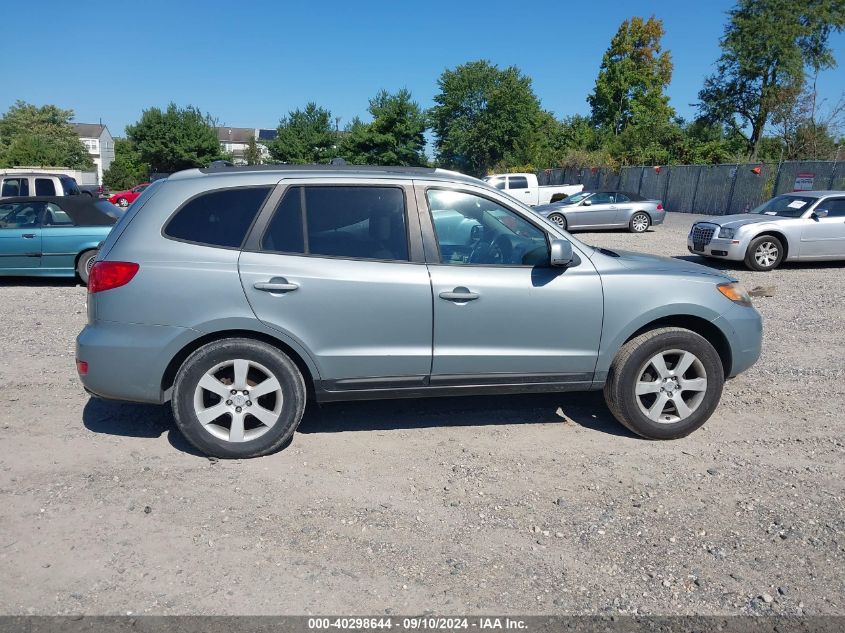 2007 Hyundai Santa Fe Se/Limited VIN: 5NMSH13E37H009428 Lot: 40298644